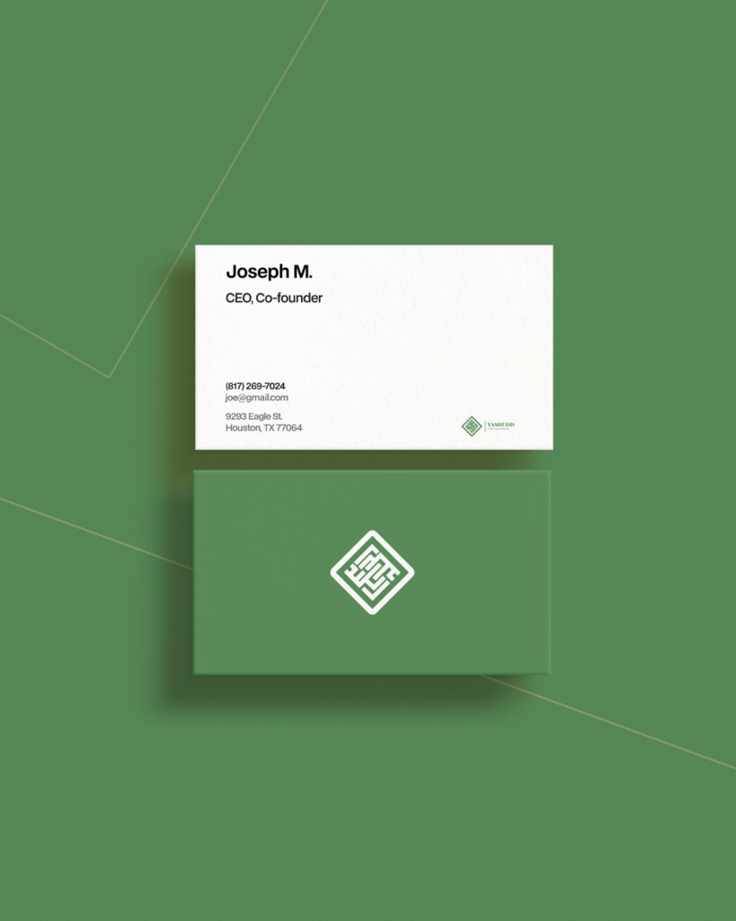 Yashudd Business Card